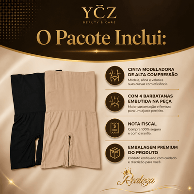 Short Modelador Ultra Premium – Alta Compressão e Sustentação 360°