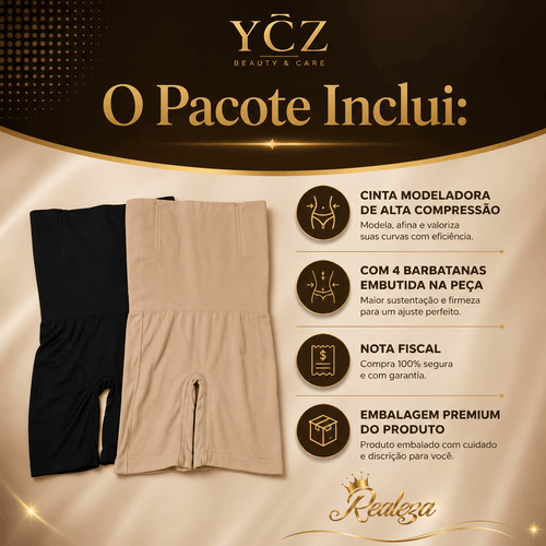 Short Modelador Ultra Premium – Alta Compressão e Sustentação 360°