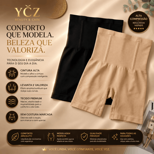 Short Modelador Ultra Premium – Alta Compressão e Sustentação 360°