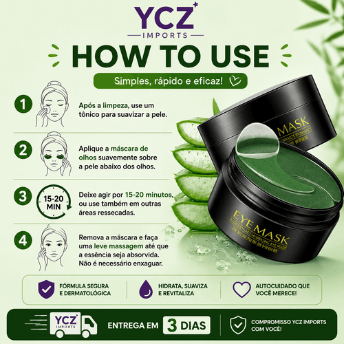 Máscara Facial 8D Efeito Cinderela