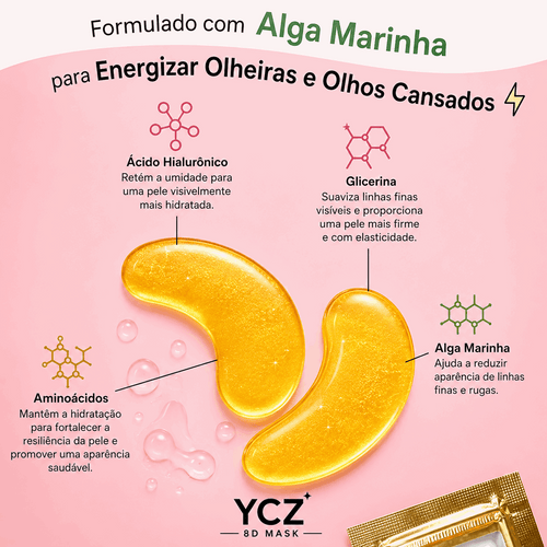 Máscara Facial 8D Efeito Cinderela