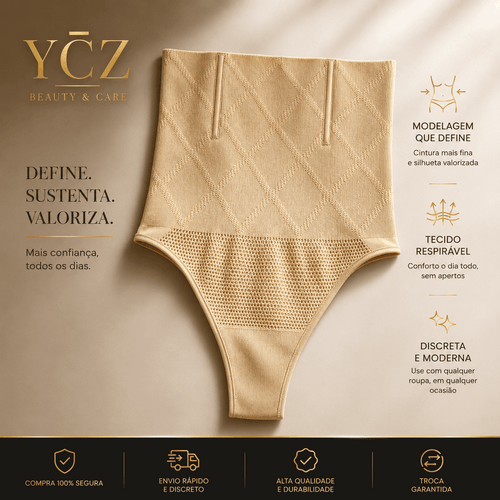 Calcinhas Modeladoras de Cintura Alta Sem Costura para Mulheres, Controle Abdominal, Terapia de Aquecimento Uterino, Roupa Íntima Redutora