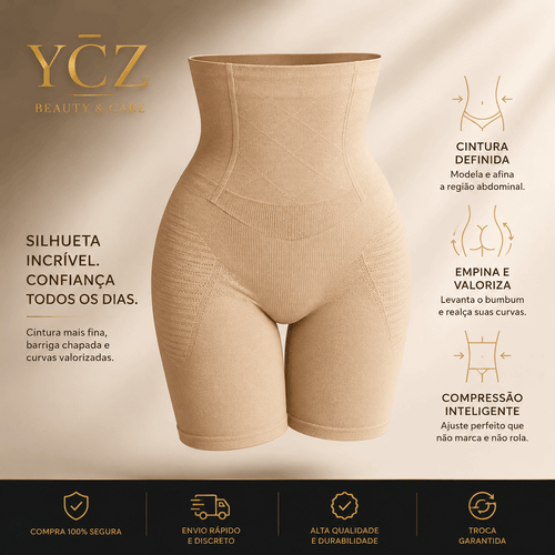 Short Modelador Ultra Premium – Alta Compressão e Sustentação 360°